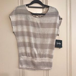 Brand New Top with Bow Back